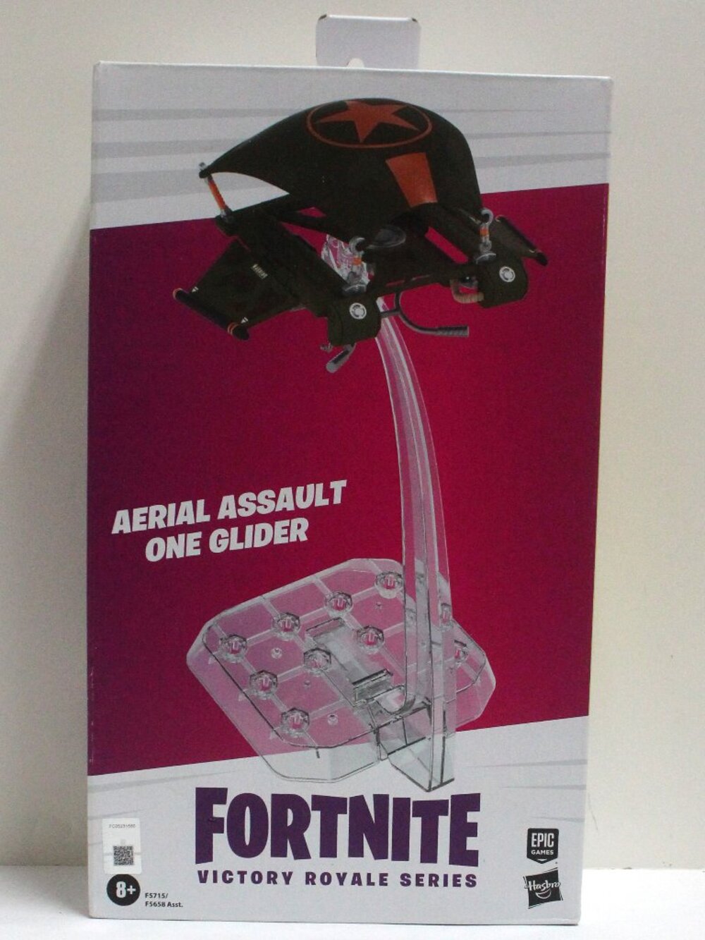 Fortnite Victory Royale Series Aerial Assault One Glider and Display Stand NWT